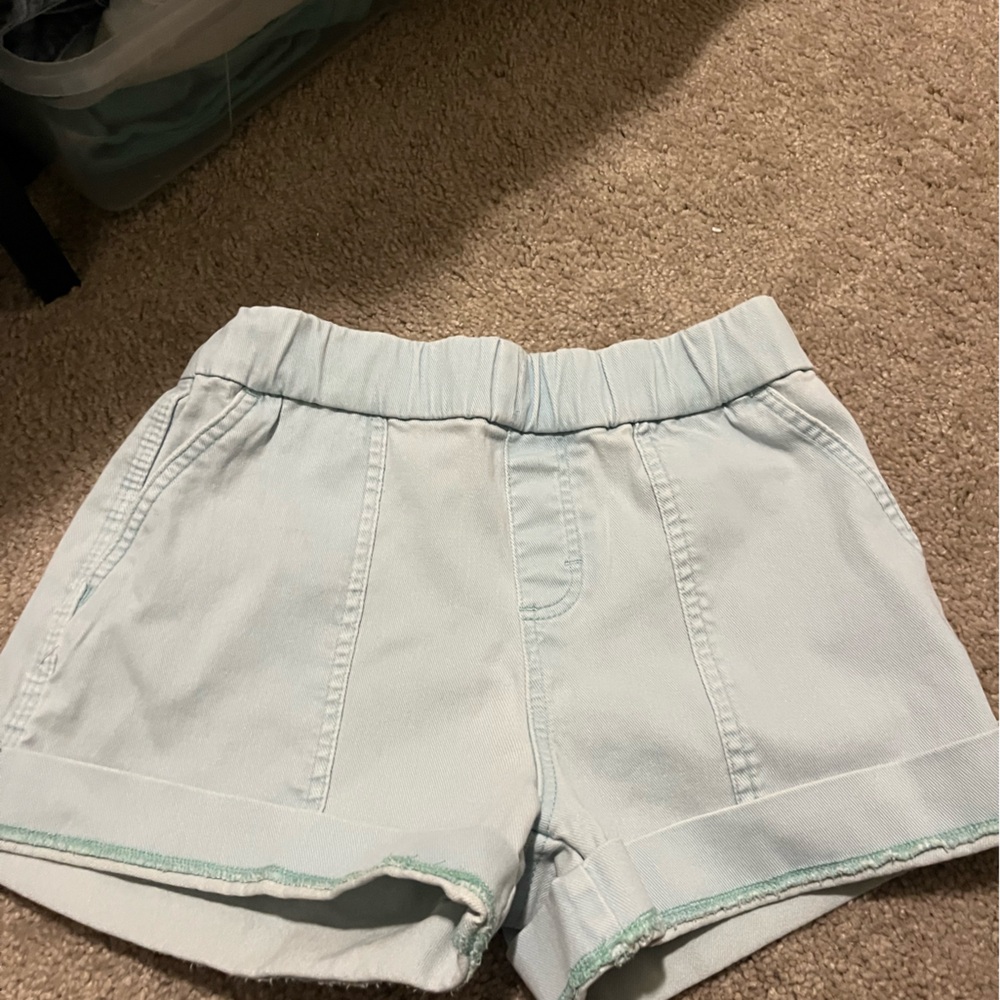 Lee Women's High Waist Light Blue Shorts